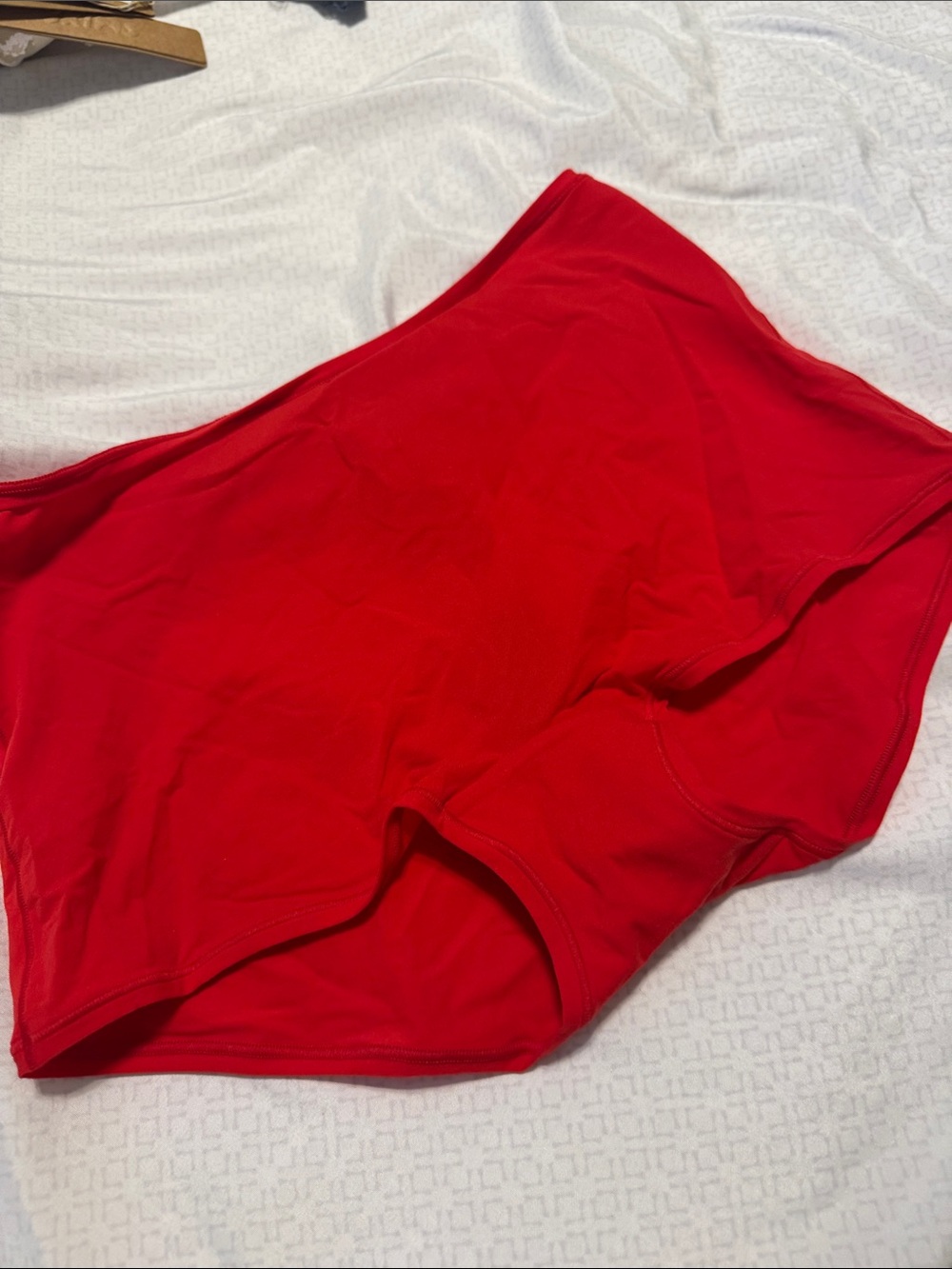 SKIMS Red Seamless boy short panty